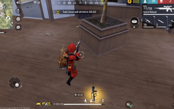 Free Fire gameplay screenshot
